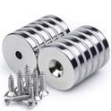Neodym-Magnet mit versenktem Loch
